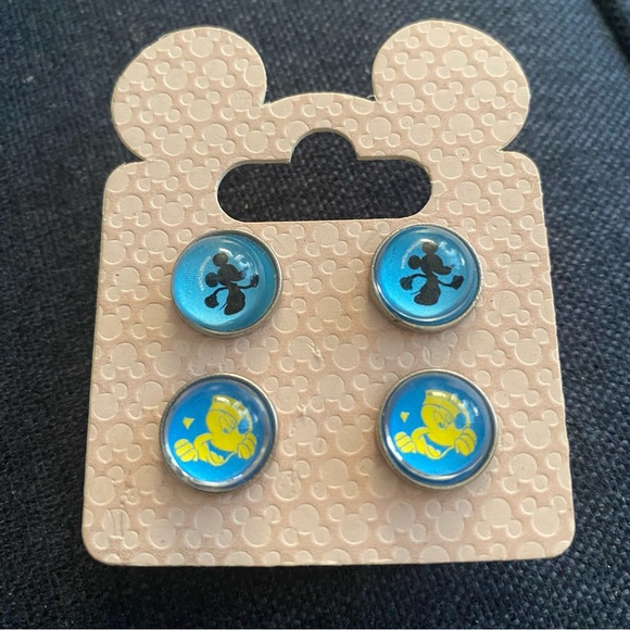 Disney Jewelry - Disney Earrings 2 pairs of stud earrings Mickey Mouse